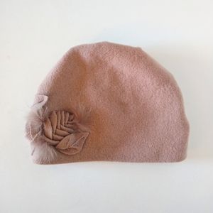 Vintage J Peterman 100% Wool Cloche Hat Made in Italy